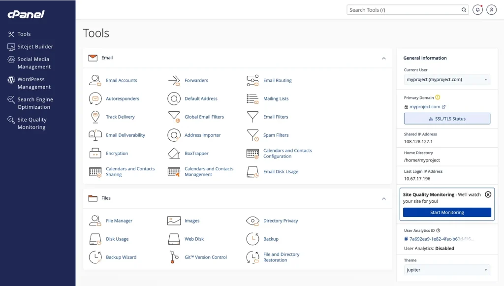 cpanel